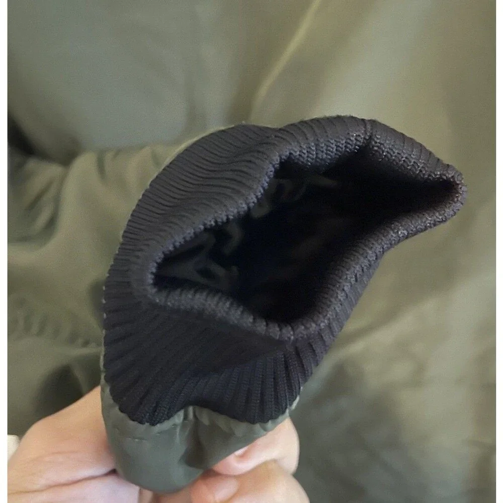 TRDMRK Women GreenBomber Jacket Size Medium Full Zip Puffer Jacket - Picture 3 of 11